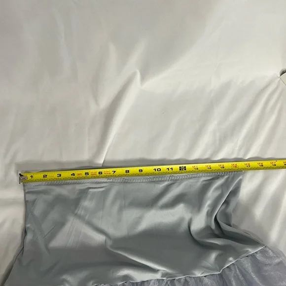 Tiered Silver Tulle Petticoat with Soft Waistband - Picture 9 of 9